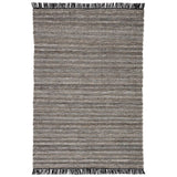 The Jaipur Living Castillo Torre Area Rug - Jet Black, or CSL03, features a soft feel and relaxed, versatile style. The Torre area rug showcases a blend of light gray and cream tones for a grounding, neutral look. Crafted of PET yarn or recycled plastic, this durable is perfect for indoor and outdoor spaces. 