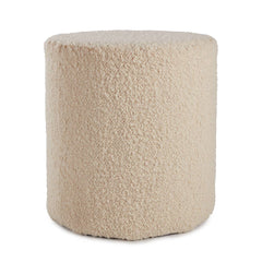 Featuring Folke Pipaluk Pouf by Jaipur Living at Amethyst Home. Cozy and stylish in the same moment, the Folke Pipaluk Pouf collection boasts the soft and inviting texture of the on-trend shearling look. Crafted of wool, the cylinder Micco pouf showcases boucle details and a light and airy design. The solid cream colorway offers a perfectly neutral palette to .  Amethyst Home provides interior design, new home construction design consulting, vintage area rugs, and lighting in the Miami metro area.