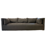 Bench-crafted with a sustainably harvested hardwood frame and 8-way hand-tied seat construction, the Lawrence Sofa Family by Verellen offers unique style and uncompromising comfort.  Standard features include:  soy based poly/down wrap boxed loose seat cushion boxed back and arm pillows