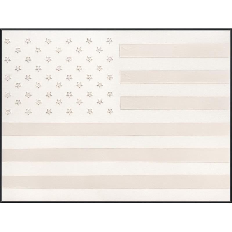 Bring a muted patriotic look to your space with this Americanism Art. We'd love to see this featured over your sofa, dining room, or other space!   Due to the nature of this 100% hand painted product, the image may vary.  Artist: Barclay Butera