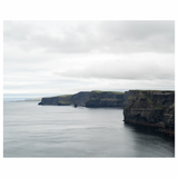 Instant zen and yearning of travel when we look at this Cliffs of Moher Art. Both large in size and in beauty, we'd love to see this hung over a sofa or displayed in a dining room!   Artist: Tommy Kwak