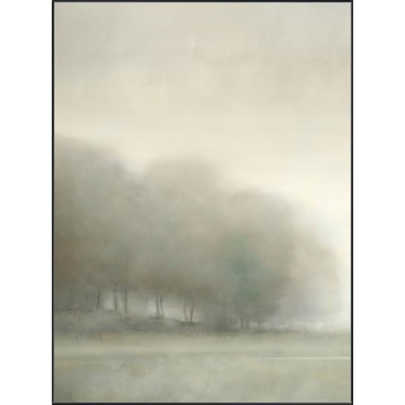 This Field of Frost I Art takes us to a quiet, peaceful space. We'd love to see this hung in your entryway, living room, or other space.   Artist: D’Alessandro Léon Product Type: Giclee Finish: Encaustic Gel - Horizon Size: 40" x 54" without frame   