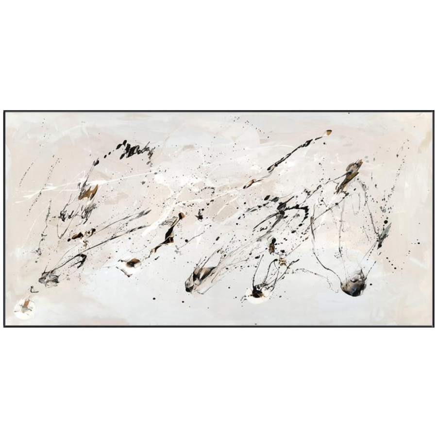 This Something Art is an abstract piece bringing a modern look to any living room, bedroom, or other area.   Artist: Van Garret