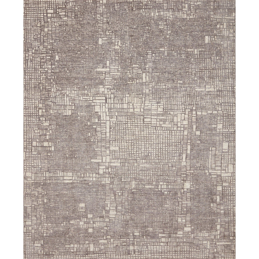 Tapis noué à la main gris Atlas/naturel