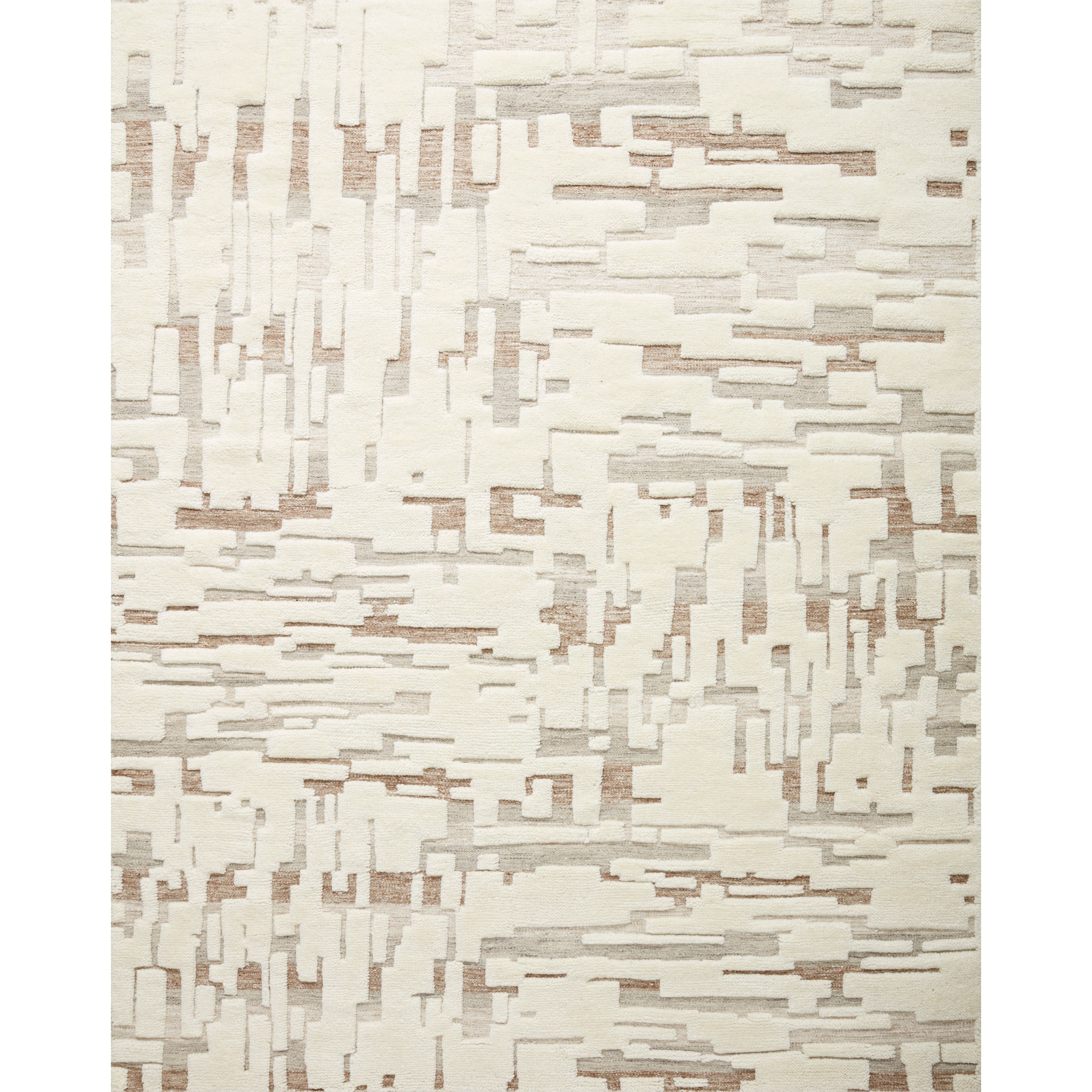 The Loloi Bennett Ivory / Taupe Area Rug, or BEN-05, is hand-knotted of wool, viscose and polyester in India. Featuring a new carve like high-low pile, Bennett has an ivory base with abstract tonal designs. Plus, it's plush underfoot-- a great choice for your office, bedroom, or other medium traffic areas. 