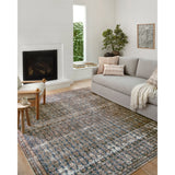 Touting richly saturated colors and a distressed pattern, the Billie Collection captures the look of a well-worn antique rug at a remarkable value. Reminiscent of one-of-a-kind rugs, this Amber Lewis x Loloi collection features random variations in color that render no two pieces exactly alike, creating up to 30% variance in color.  BIL-02 AL Ocean / Brick