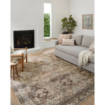Touting richly saturated colors and a distressed pattern, the Billie Collection captures the look of a well-worn antique rug at a remarkable value. Reminiscent of one-of-a-kind rugs, this Amber Lewis x Loloi collection features random variations in color that render no two pieces exactly alike, creating up to 30% variance in color.  BIL-03 AL Clay / Sage