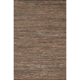 Give your room an all natural feel with the Edge ED-01 Brown Area Rug by Loloi. These earthy rugs are hand woven in India of alternating strips of leather, jute, and cotton for a unique tactile feel that your feet will love. Available in four neutral colors, ensuring a seamless addition to any decor.