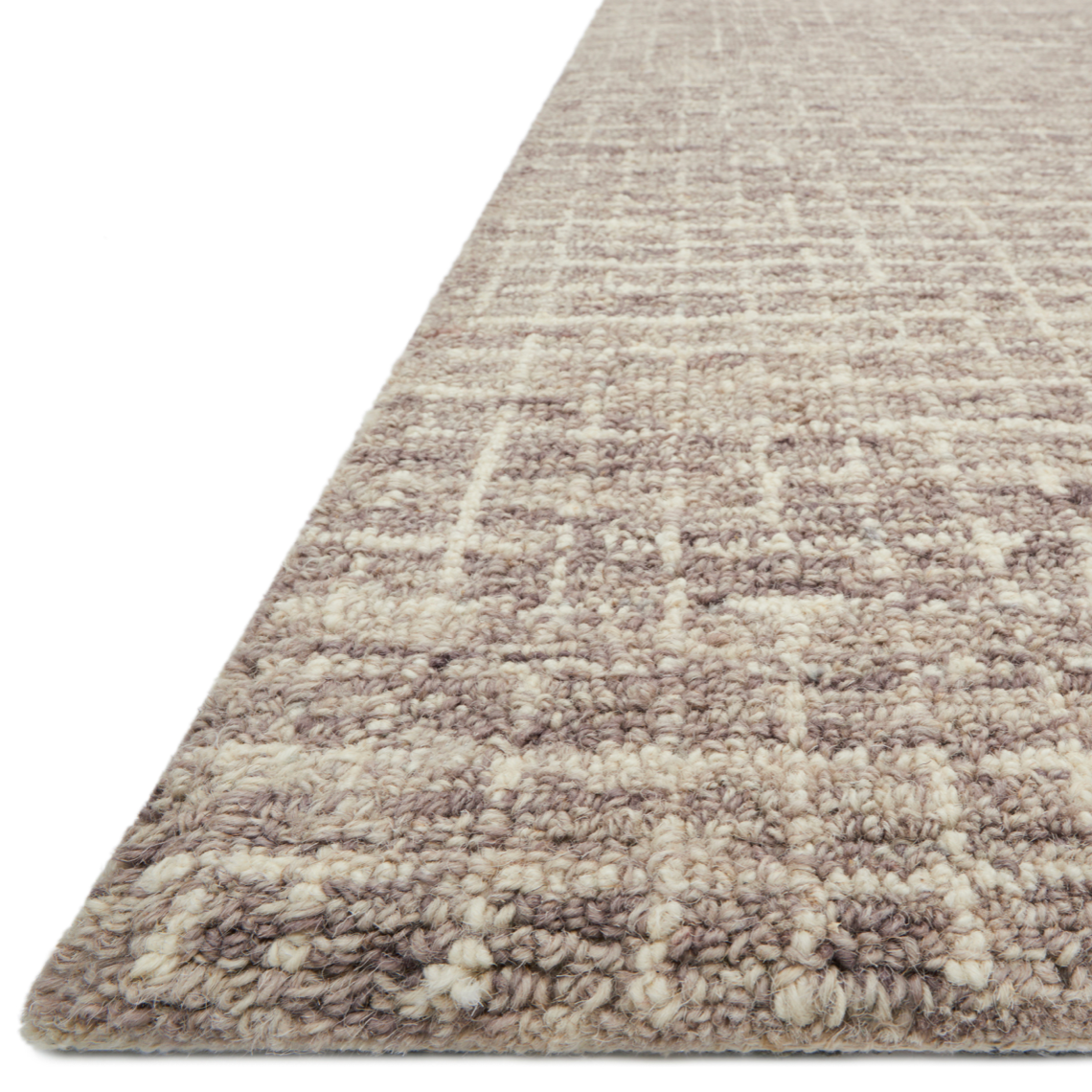 Inspired by textural watercolors, the Giana Smoke Area Rug combines a relaxed grid with soft variations of smokey creams for an effortless and sophisticated look. Each area rug is hooked of 100% wool by artisans for a beautiful textural layer to your home. The soft textures of this area rug bring warmth and coziness to any room.  Hooked 100% Wool GH-01 Smoke