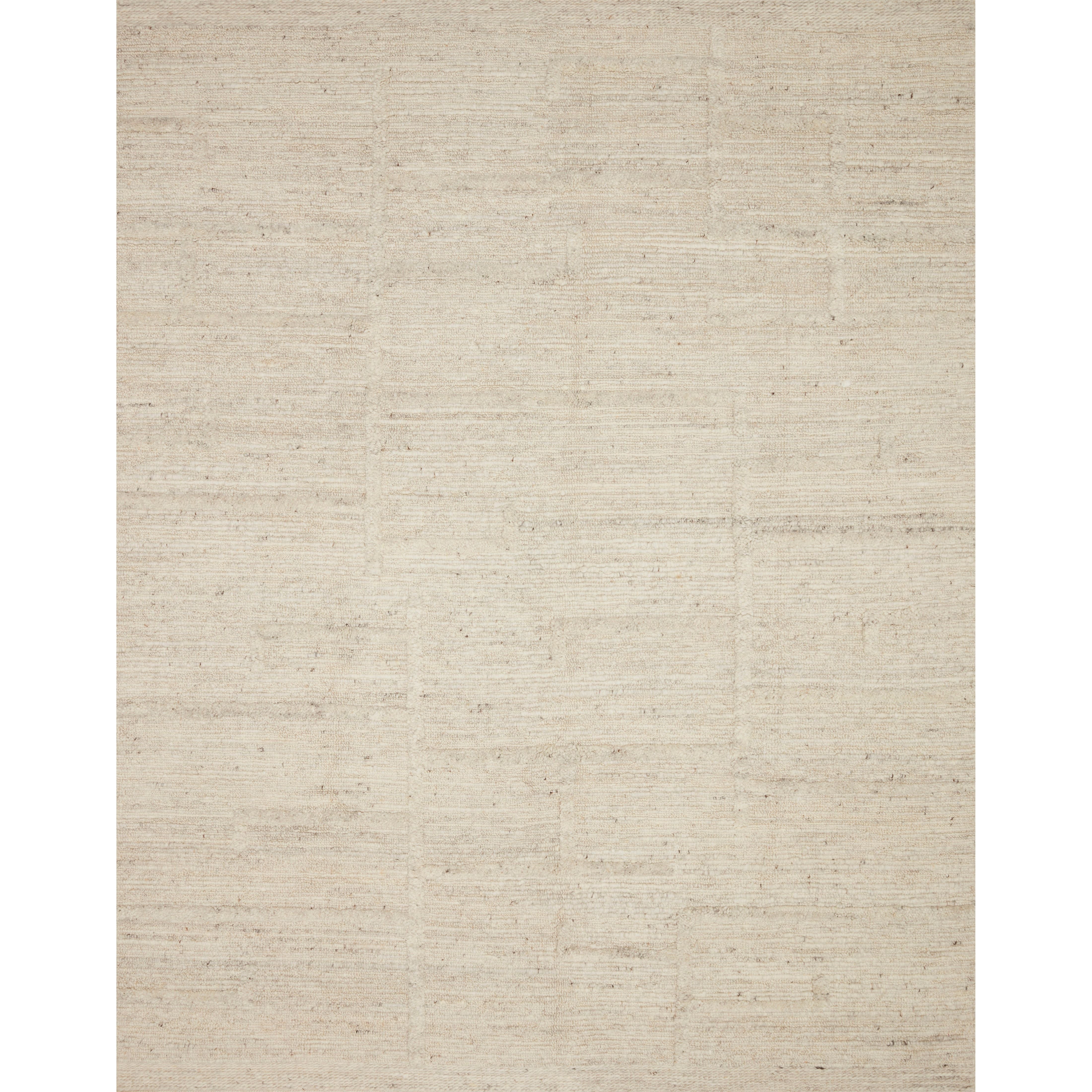 Hand-woven of 100% wool in India, the Loloi Rayan Ivory Area Rug, or RAY-01, sets the tone for a calming atmosphere. Each design is crafted of textural highs and lows paired with neutral tones to create and engaging understatement. The perfect rug for your bedroom, office, or other medium traffic area. 