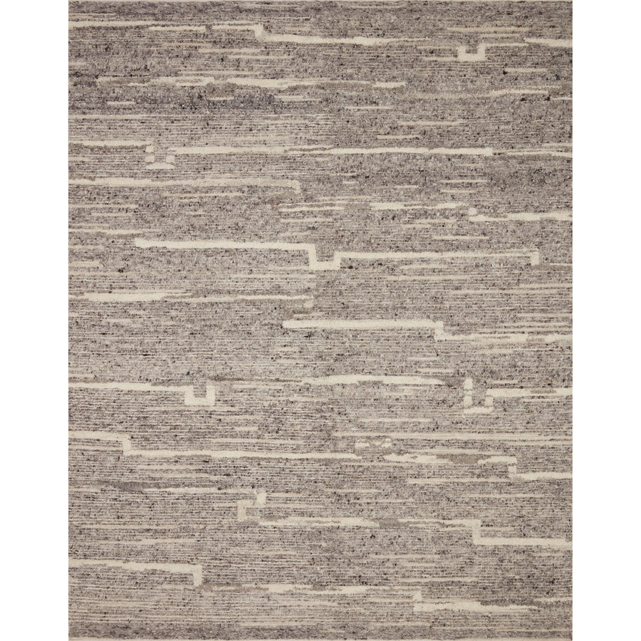 Ryan Charcoal / Ivory Hand-Knotted Rug