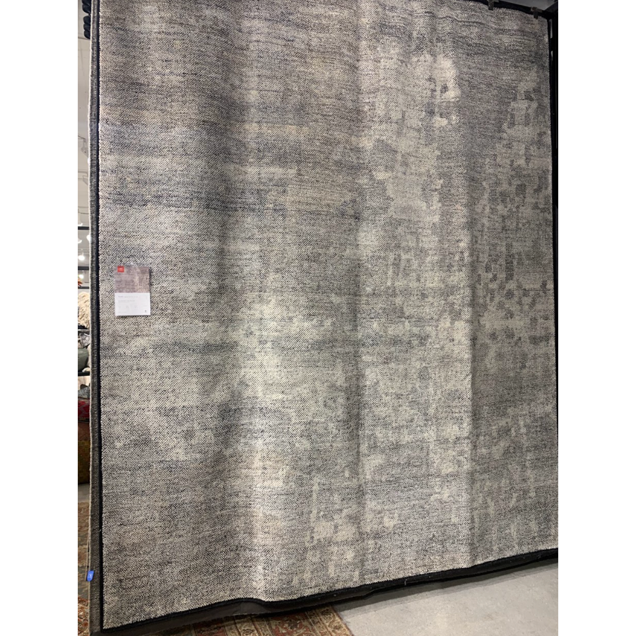 Sumi Neutral/Black Hand-Knotted Rug
