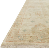 Hand knotted of 100% wool by skilled artisans, the Loloi Vincent Pebble / Pebble Area Rug, or VC-06, offers the look of a well-worn antique rug in a modern day color palette. Each exquisite piece undergoes a weeks-long antique washing process which fades the pattern and color beautifully. 