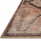 Old soul, new spirit. Power-loomed of 100% polyester, the Wynter Graphite / Blush Area Rug showcases a one-of-a-kind vintage or antique area rug look at an affordable price. The rug is perfect for living rooms, dining rooms, kitchens, hallways, and entryways.  Power Loomed 100% Polyester WYN-08 Graphite/Blush