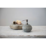 We love to add a natural element to the bathroom and this Natural Slate Soap Dispenser with Pump is a stunning but purposeful way to do that.  Size: 4" Round x 4.5 "H