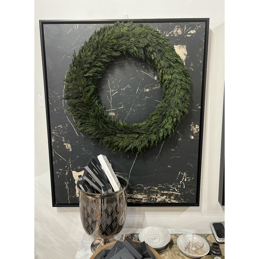 Preserved Cypress Wreath 24"