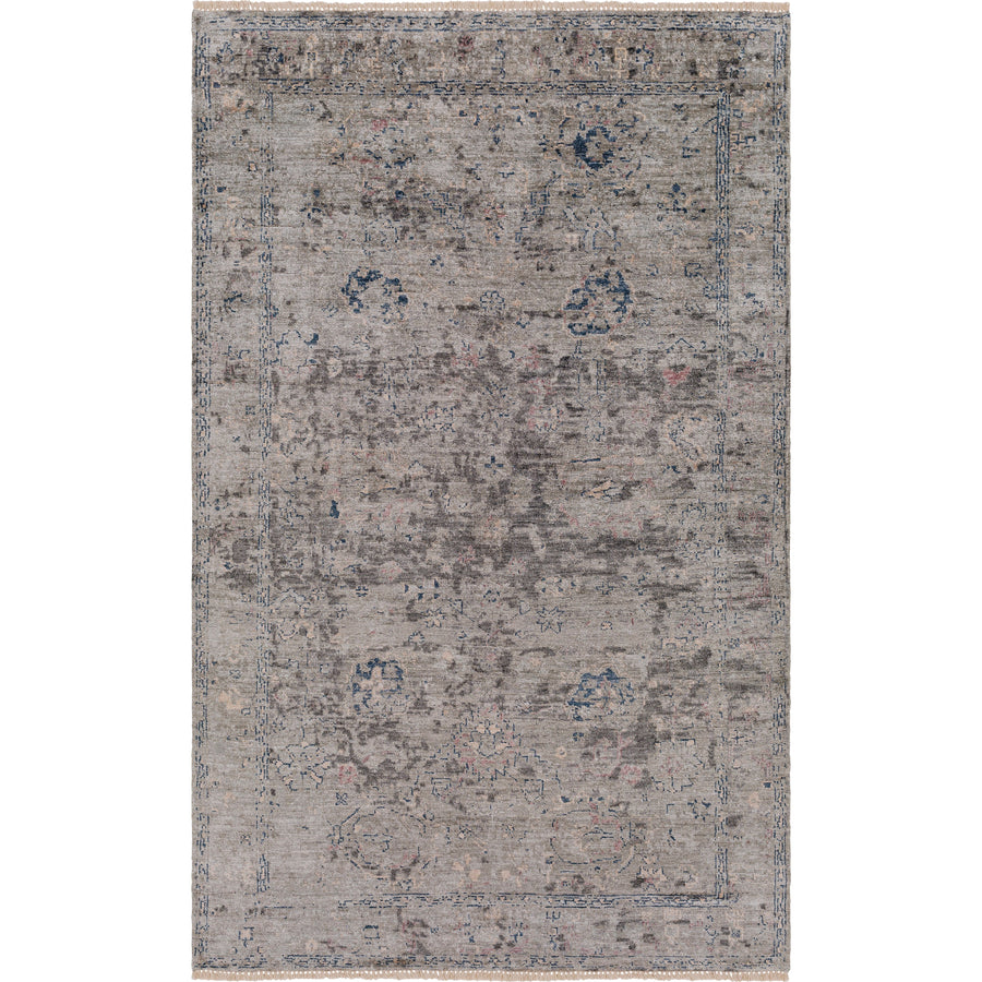 Theodora Charcoal / Ocean Hand-Knotted Rug