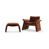 We love the geometric arms of this Oakley Lounge Chair by Verellen. It is bench-crafted with a sustainably harvested hardwood frame and comes standard with:  • foam and fiber seat construction • tight seat & tight back • pinched stitch • exposed wood stretcher • sits on glides  Each piece is crafted in North Carolina --  just for you. Please allow 8-16 weeks for production and shipment. 