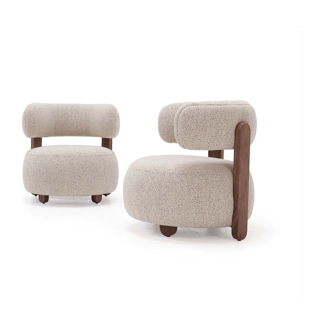 This Verellen Gaston Chair is a jolly friend that always picks your side! An easy add on chair in any room. Gaston comes standard with:  • foam and fiber  construction • tight seat & tight back • exposed wood legs