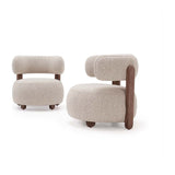 This Verellen Gaston Chair is a jolly friend that always picks your side! An easy add on chair in any room. Gaston comes standard with:  • foam and fiber  construction • tight seat & tight back • exposed wood legs