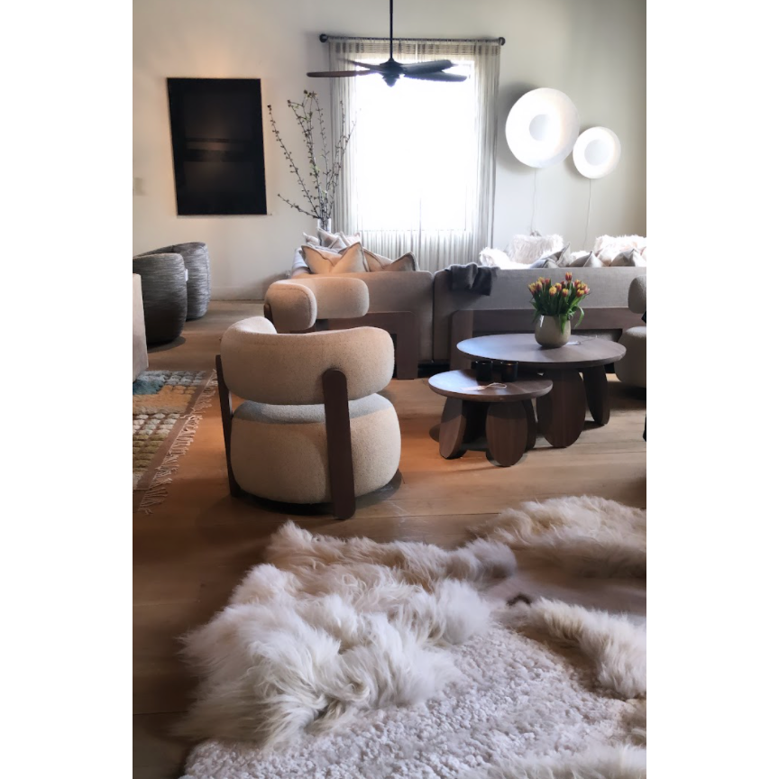 This Verellen Gaston Chair is a jolly friend that always picks your side! An easy add on chair in any room. Gaston comes standard with:  • foam and fiber  construction • tight seat & tight back • exposed wood legs