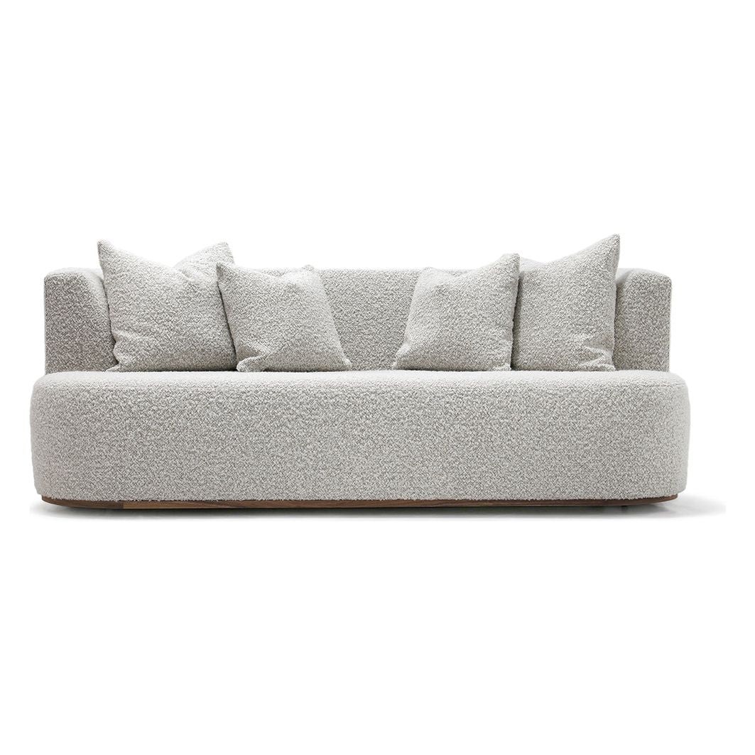 The Hamilton Sofa Family by Verellen is a model of comfort and style. With a firm seat and comfy back cushions, this will keep the family around for years to come! Made with a sustainably harvested hardwood frame and 8-way hand-tied seat construction, it comes standard with the following:  • Upholstered only • Foam and fiber seat construction • Tight seat • Tight back • Double Needle stitch • Notch Bottom Backs • Knife Edge Droopy Microfiber Toss Pillows • Recessed legs and exposed wood base