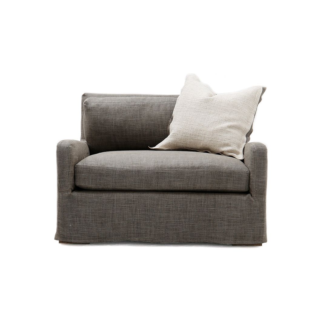A Verellen best-seller, the Oliver Sofa is bench-crafted with a sustainably harvested hardwood frame and 8-way hand-tied seat construction. It comes standard with:  Foam down seat construction loose boxed style back pillows droopy microfiber toss pillows knife edge toss pillows double needle stitch detail Available as a sectional.