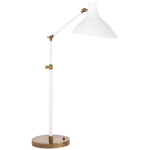 We love the hand-rubbed antique brass matched with either plaster white or black in this Charlton Table Lamp. This is the perfect lamp for your office, bedroom, or other space needing controlled light.   Designer: AERIN