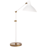 Featuring Charlton Table Lamp by Visual Comfort at Amethyst Home. We love the hand-rubbed antique brass matched with either plaster white or black in this Charlton Table Lamp. This is the perfect lamp for your office, bedroom, or other space needing controlled light. 
Overall Dimensions: 9.5" L x 9.5" W x 27" HWeight: 8 lbs..  Amethyst Home provides interior design, new home construction design consulting, vintage area rugs, and lighting in the Winter Garden metro area.