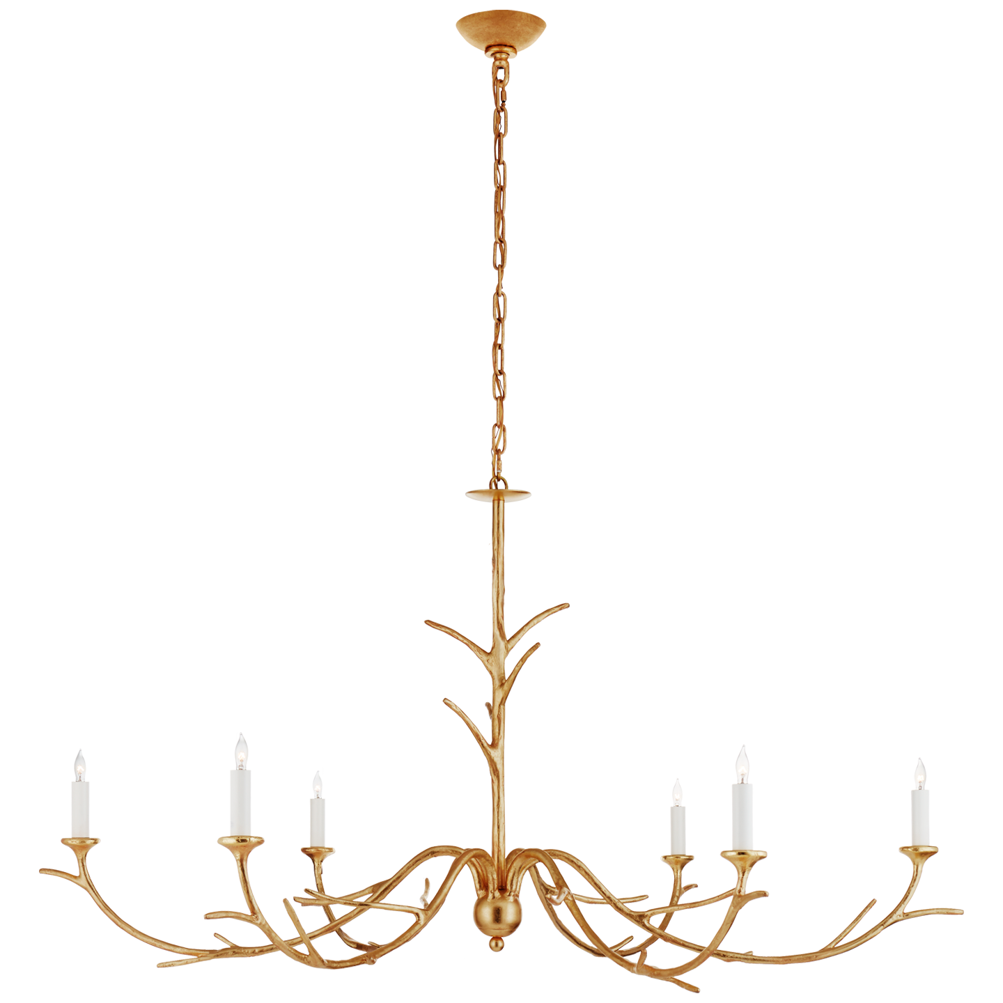 A mix between our favorite Spider Chandelier and Silva Chandelier, this Iberia Large Chandelier will bring a warm, elegant look to any space!  Designer:  Julie Neill