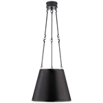 Featuring Lily Hanging Shade by Visual Comfort at Amethyst Home. We love the clean look of this Lily Hanging Shade. A beautiful piece to hang over your kitchen island, sink, or other space! 
Overall Dimensions: 15" L x 15" W x 46" H.  Amethyst Home provides interior design, new home construction design consulting, vintage area rugs, and lighting in the Omaha metro area.