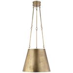 Featuring Lily Hanging Shade by Visual Comfort at Amethyst Home. We love the clean look of this Lily Hanging Shade. A beautiful piece to hang over your kitchen island, sink, or other space! 
Overall Dimensions: 15" L x 15" W x 46" H.  Amethyst Home provides interior design, new home construction design consulting, vintage area rugs, and lighting in the Salt Lake City metro area.