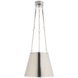 Featuring Lily Hanging Shade by Visual Comfort at Amethyst Home. We love the clean look of this Lily Hanging Shade. A beautiful piece to hang over your kitchen island, sink, or other space! 
Overall Dimensions: 15" L x 15" W x 46" H.  Amethyst Home provides interior design, new home construction design consulting, vintage area rugs, and lighting in the Portland metro area.