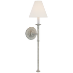 This long, knobby Piaf Large Tail Sconce is the perfect detail to add to any living room, bedroom, or other space needing an extra source of light!  Designer: Barbara Barry  Height: 19.25" Width: 7.5" Extension: 9" Backplate: 4.75" Round Socket: E26 Keyless Wattage: 60 A19 Weight: 4 Pounds
