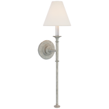 Featuring Piaf Large Tail Sconce by Visual Comfort at Amethyst Home. This long, knobby Piaf Large Tail Sconce is the perfect detail to add to any living room, bedroom, or other space needing an extra source of light!
Overall Dimensions: 7.5" L x 7.5" W x 19.25" HWeight: 4 lbs.  Amethyst Home provides interior design, new home construction design consulting, vintage area rugs, and lighting in the Seattle metro area.