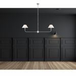 Featuring Piaf Large Two Light Linear Pendant by Visual Comfort at Amethyst Home. Classic and traditional, this Piaf Large Two Light Linear Pendant would complete the look for any living room, dining room, or other space needing warm light! 
Overall Dimensions: 62" L x 62" W x 57" HWeight: 9 lbs..  Amethyst Home provides interior design, new home construction design consulting, vintage area rugs, and lighting in the Salt Lake City metro area.