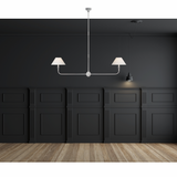 Featuring Piaf Large Two Light Linear Pendant by Visual Comfort at Amethyst Home. Classic and traditional, this Piaf Large Two Light Linear Pendant would complete the look for any living room, dining room, or other space needing warm light! 
Overall Dimensions: 62" L x 62" W x 57" HWeight: 9 lbs..  Amethyst Home provides interior design, new home construction design consulting, vintage area rugs, and lighting in the Salt Lake City metro area.