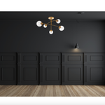 Featuring Prescott Medium Mobile Chandelier by Visual Comfort at Amethyst Home. We find art in a chandelier with the arms of this Prescott Medium Mobile Chandelier by Visual Comfort. Add to your living room, kitchen, or other large area to bring a unique, modern feel to your space. 
O/A Height: 35.75"Min. Custom Height: 25"Width: 40"Canopy: 7.5" RoundSoc.  Amethyst Home provides interior design, new home construction design consulting, vintage area rugs, and lighting in the Los Angeles metro area.